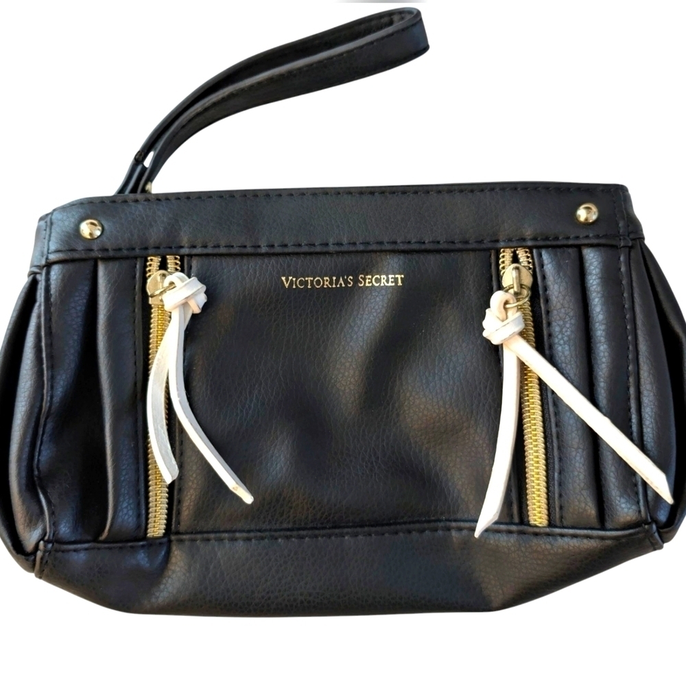 Victoria's Secret Black Wristlet Bag